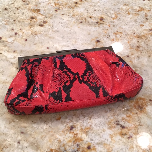 Handbags - Calvin Klein snake skin clutch